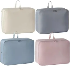 1/2/4PCS Foldable Compression Packing Bag Home Large Capacity Clothes Storage Travel Portable Handheld Bag