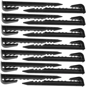 20pcs Heavy Duty Camping Stakes Plastic Ground Stakes for Tent Tarp Under Tent