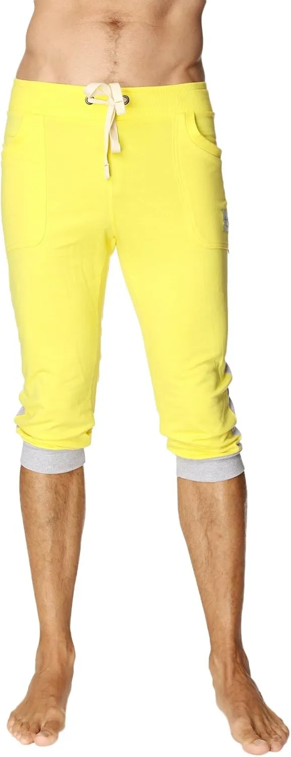 4-rth Men's Transition Cuffed Yoga Jogger Pant Modal French Terry Made in America Caliifornia Stretch Fit European Style
