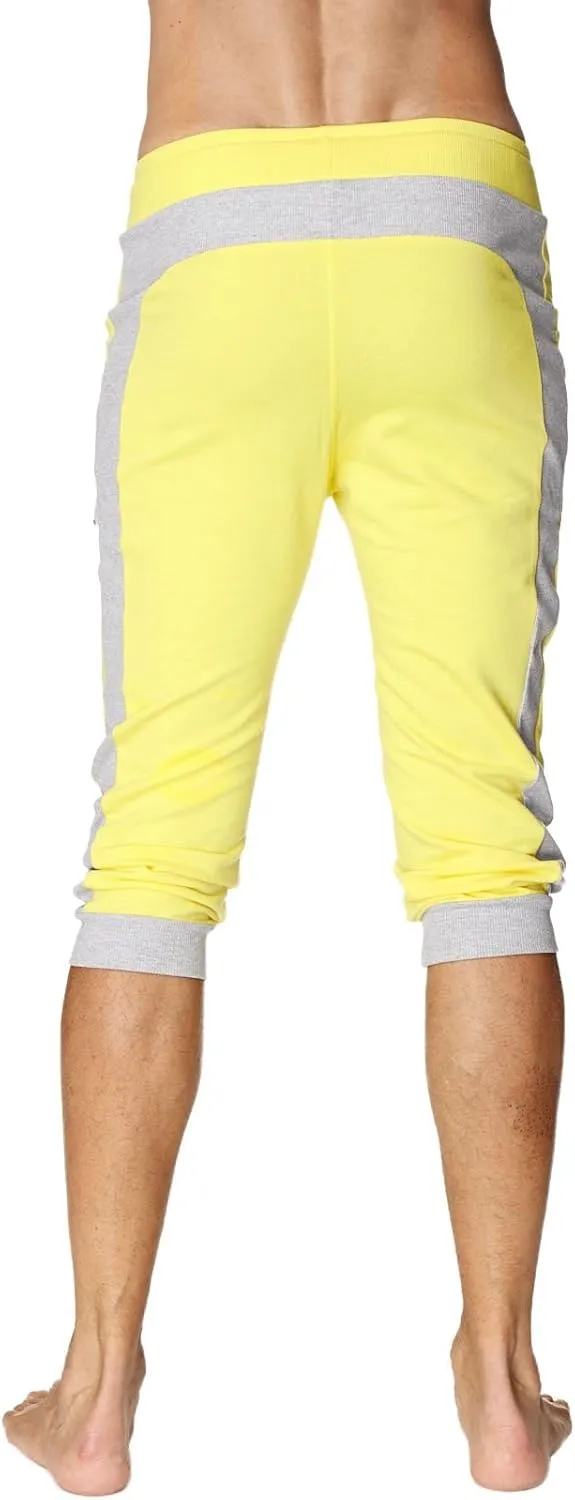 4-rth Men's Transition Cuffed Yoga Jogger Pant Modal French Terry Made in America Caliifornia Stretch Fit European Style