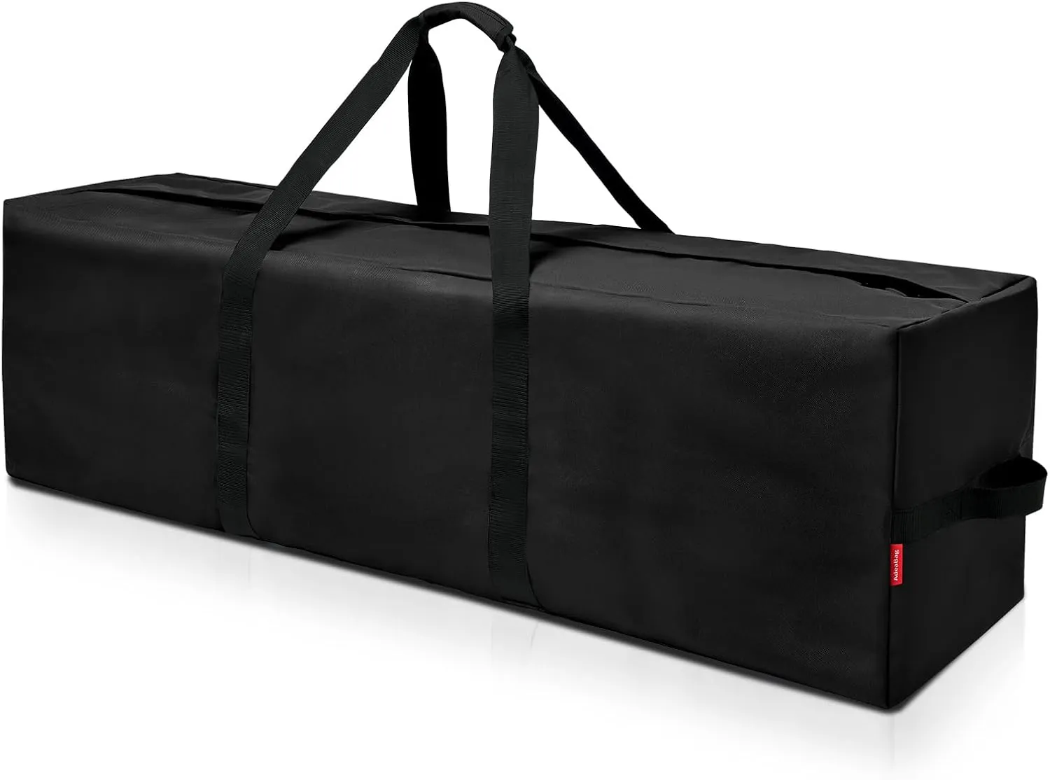 42'' Sports Duffle Bag - Extra Large Travel Duffel Tote Bag Gym Overnight Weekender Shopping Christmas Tree Bag with 2-Way Durable Zippers Water Resistant, Black, 1 Pack