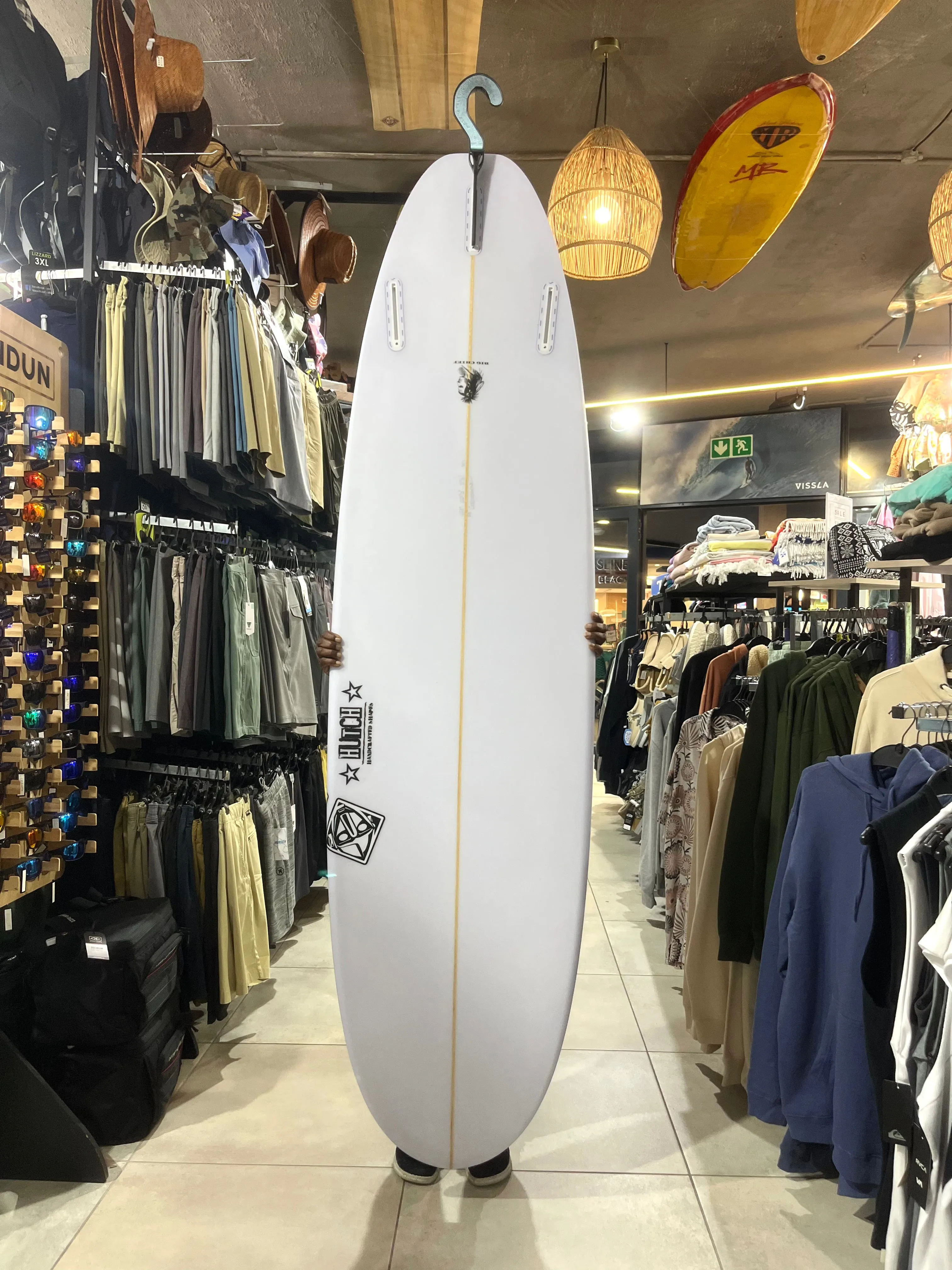 6' 8" X 20 1/2" X 2 1/2" (40L) Hutchison Handcrafted Minimal Big Chief HHB3442