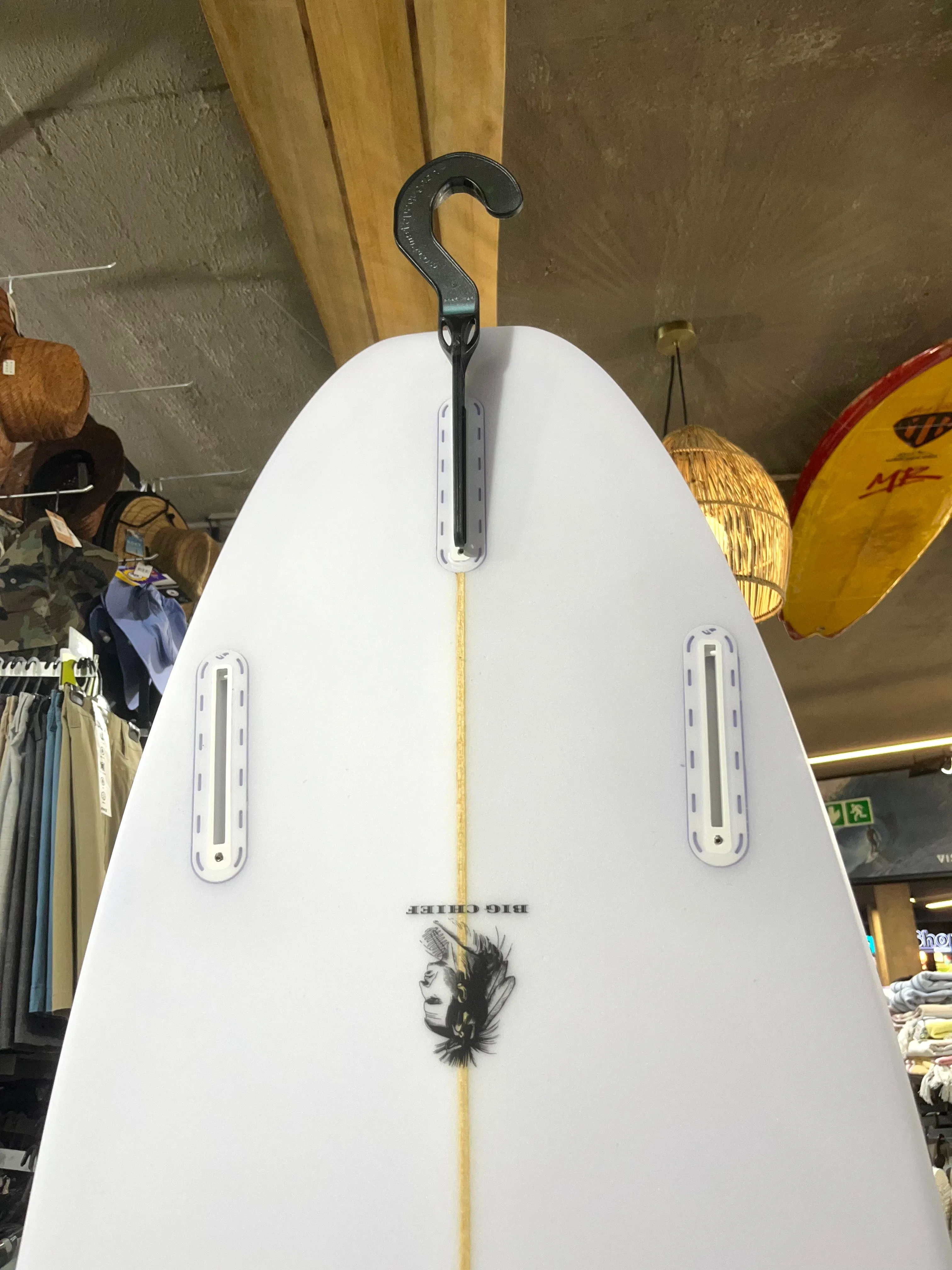 6' 8" X 20 1/2" X 2 1/2" (40L) Hutchison Handcrafted Minimal Big Chief HHB3442