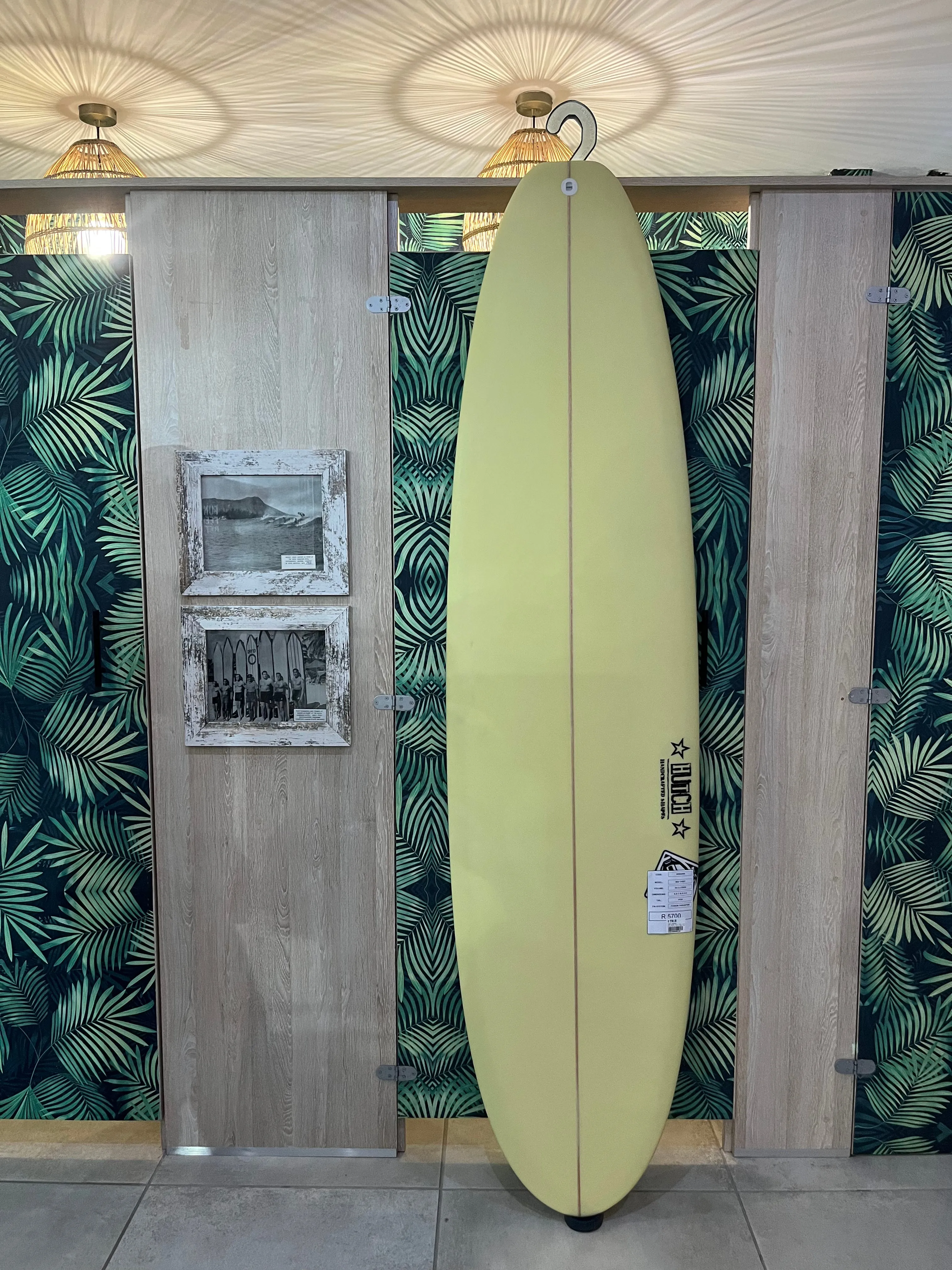 6' 8" X 20 X 2 1/2" (39.4L) Hutchison Handcrafted Minimal Indlovu HHB3369