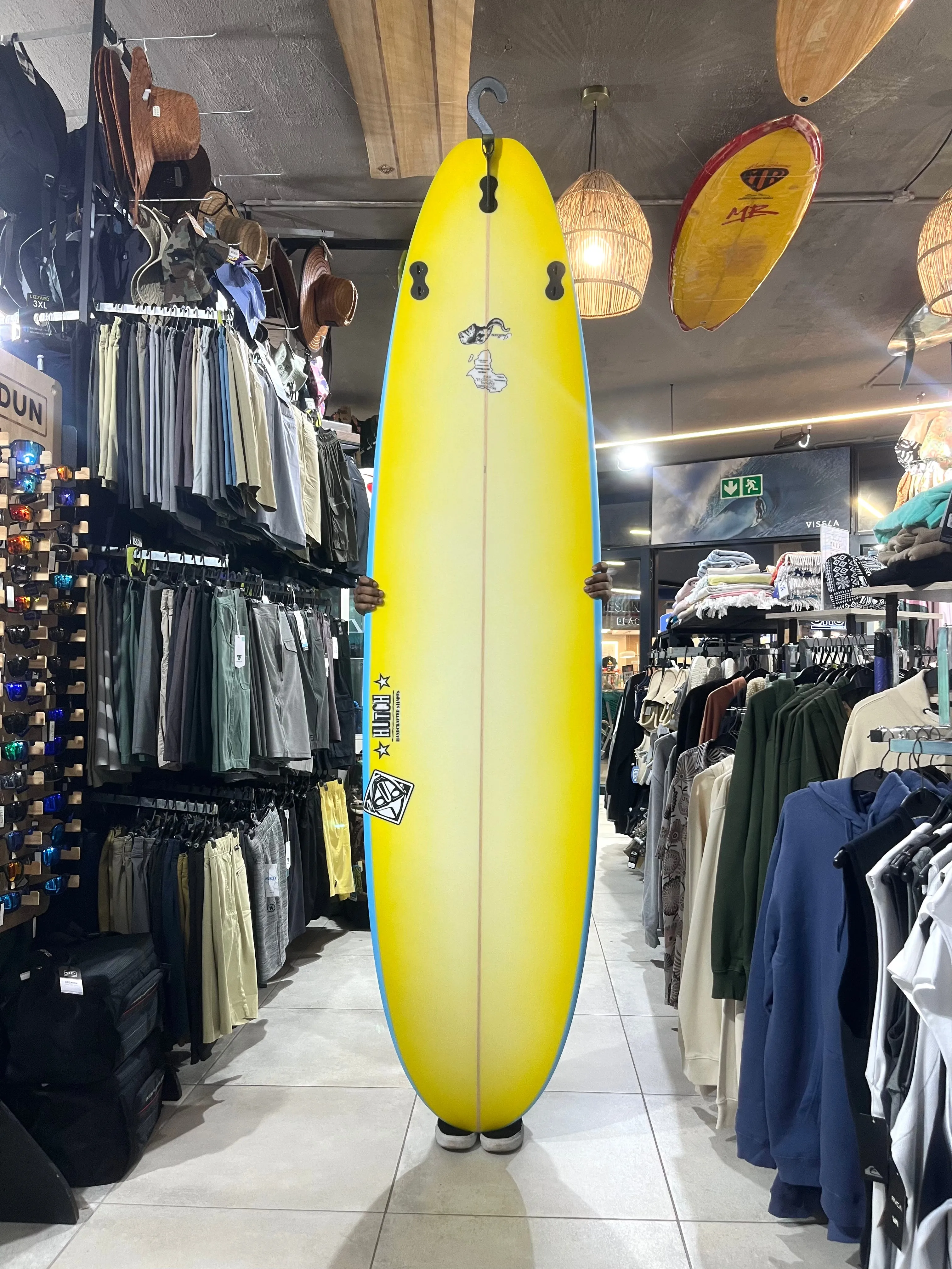 7' 10" X 22 X 2 3/4" (58.8L) Hutchison Handcrafted Minimal Indlovu HHB3362