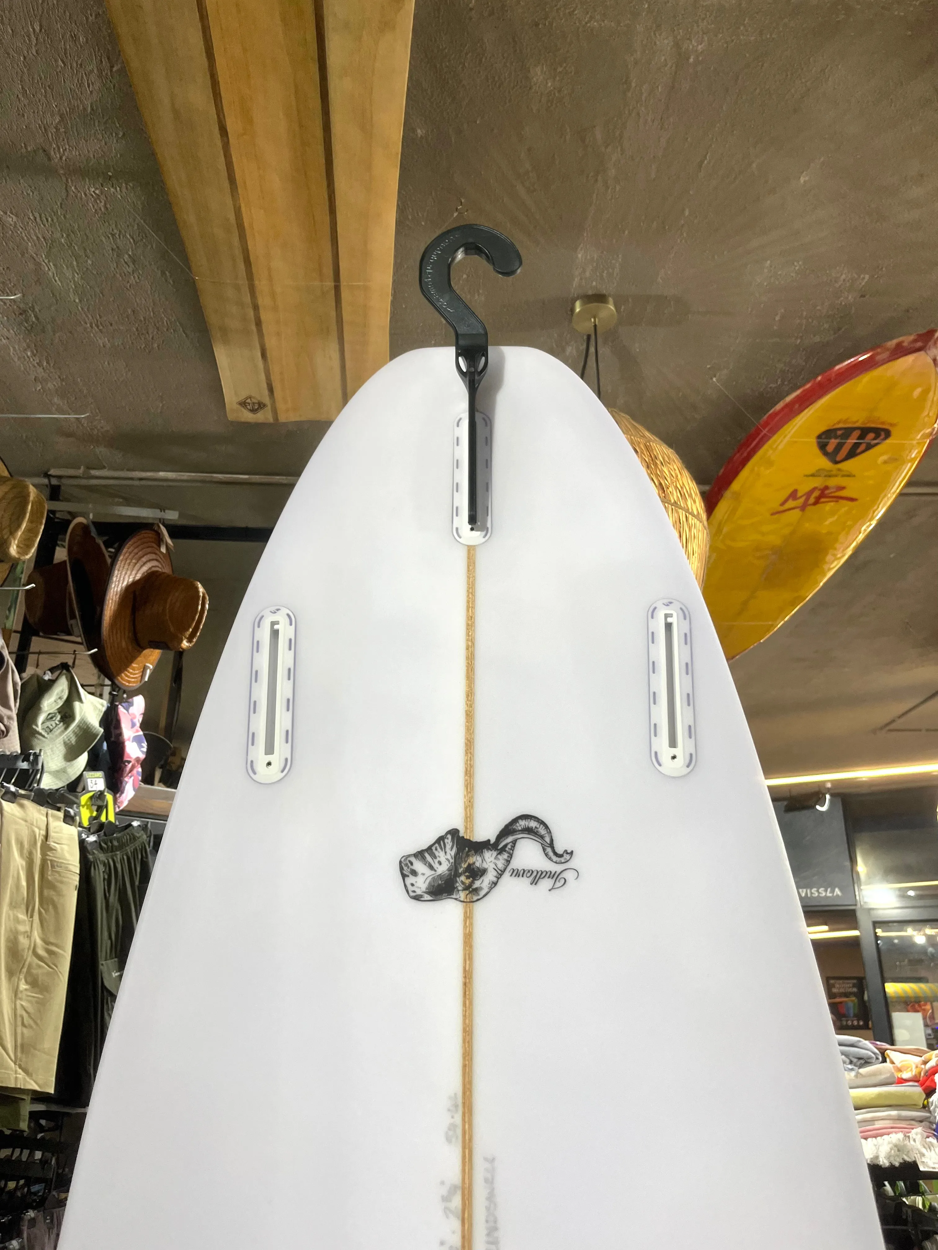 7' 6" X 21 1/2 X 2 3/4" (54.4L) Hutchison Handcrafted Minimal Indlovu HHB3443