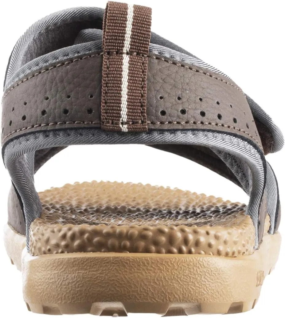 Acorn Men's Everywear Grafton Sandal, Lightweight with a Cushioned Footbed Plus Soft Adjustable Leather Straps