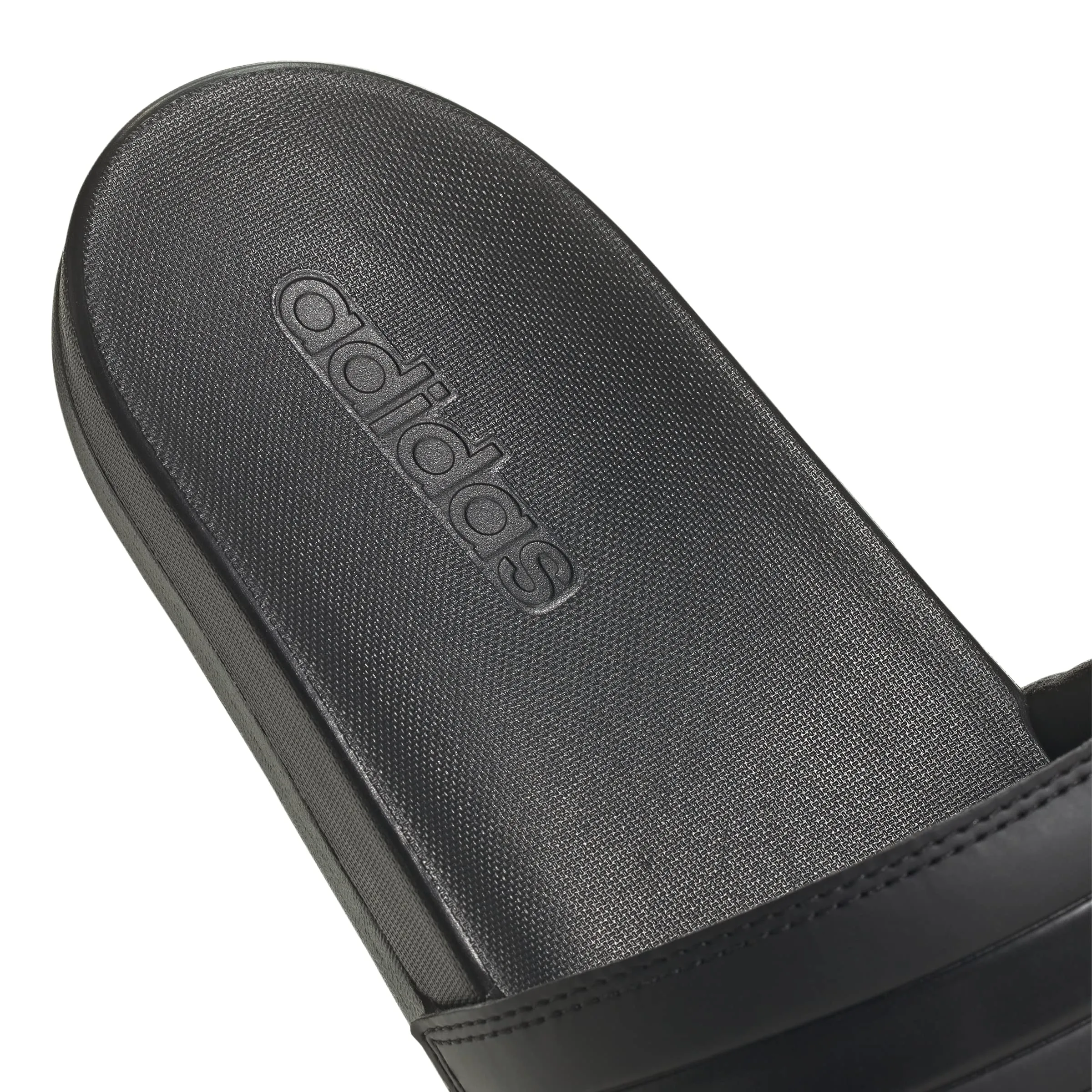 adidas Adult Adilette Comfort Slides Core Black/Core Black/Core Black 6