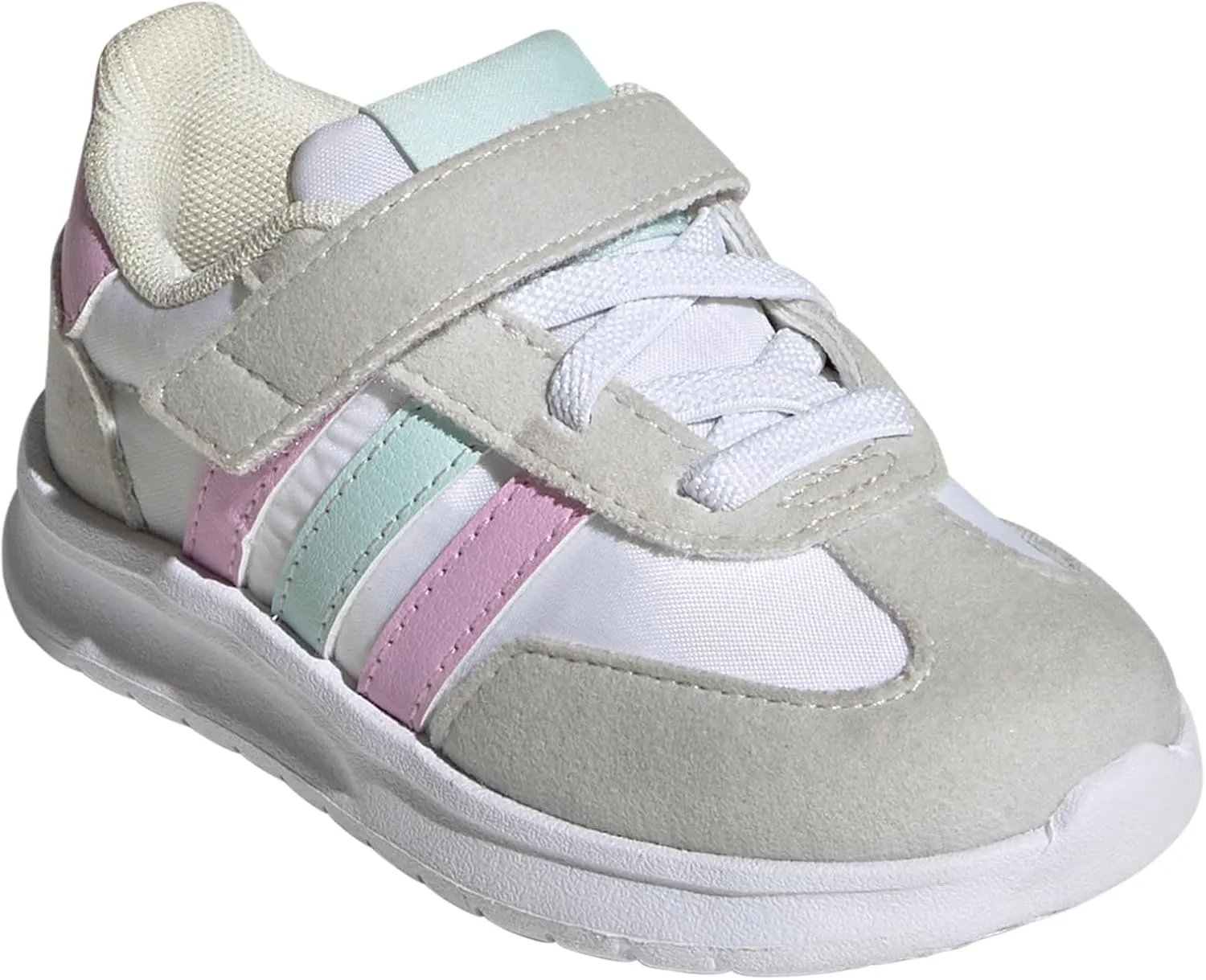 adidas Baby-Boy's Run 70s 2.0 Elastic Lace Sneaker