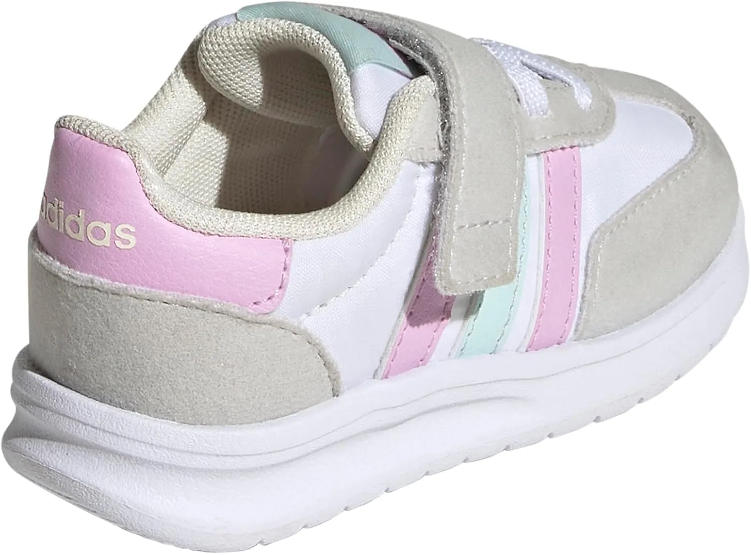 adidas Baby-Boy's Run 70s 2.0 Elastic Lace Sneaker