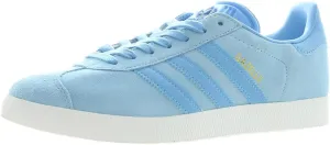adidas Men's Gazelle Sneaker, Clear Blue/Light Blue/Off White, Size 11.5
