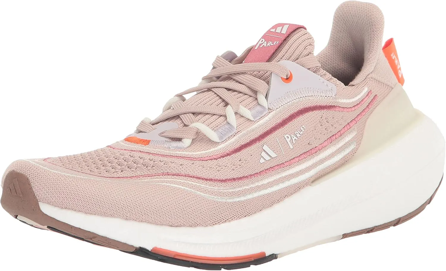 adidas Women's Ultraboost Light Running Shoe, Wonder Taupe/White/Wonder Quartz, 10
