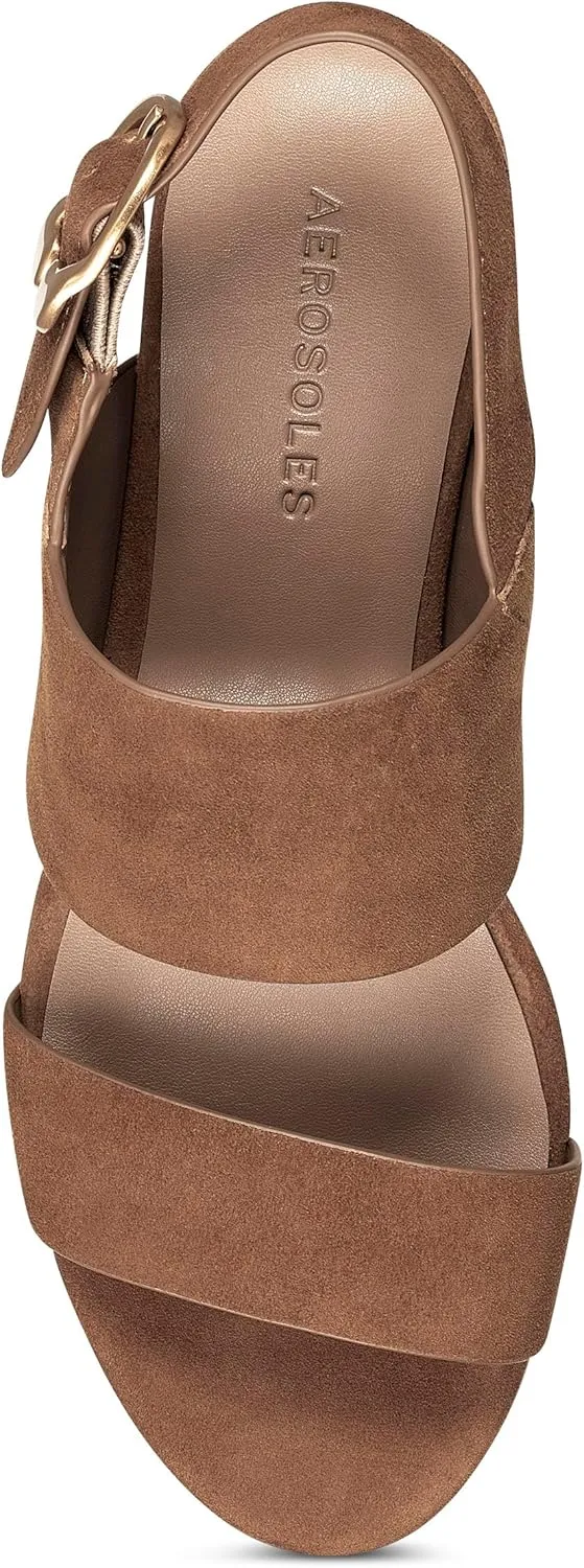 Aerosoles Women's Camera Platform Heeled Sandal