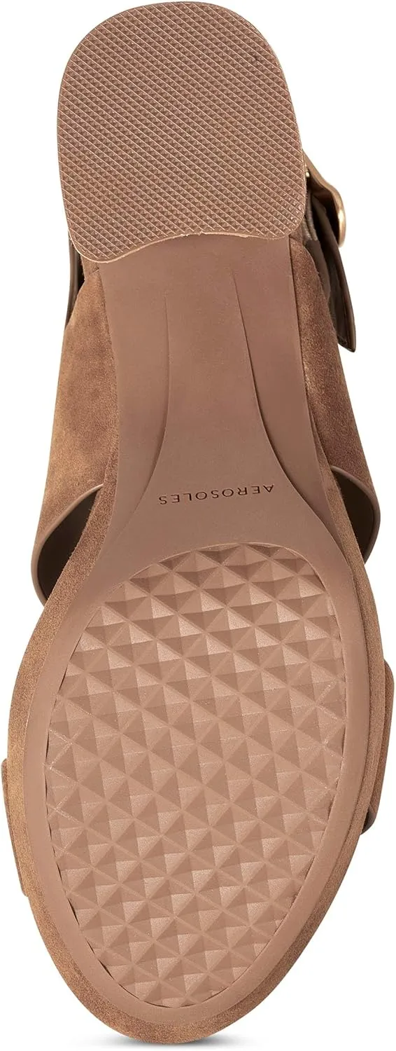 Aerosoles Women's Camera Platform Heeled Sandal