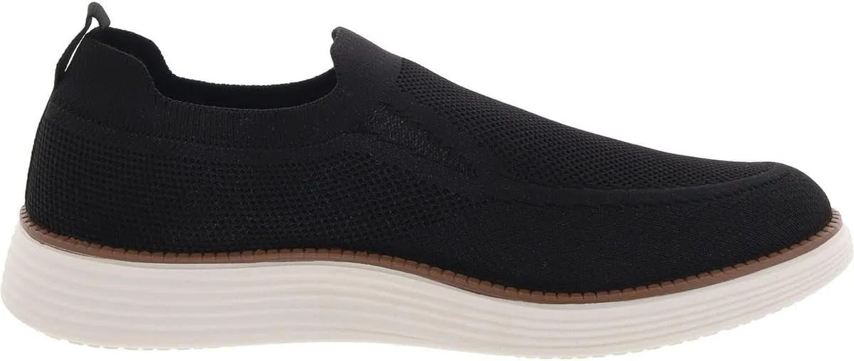 AKADEMIKS Men's Olney Knit Slip-On, Comfortable Lightweight Casual Shoes for Easy Wear