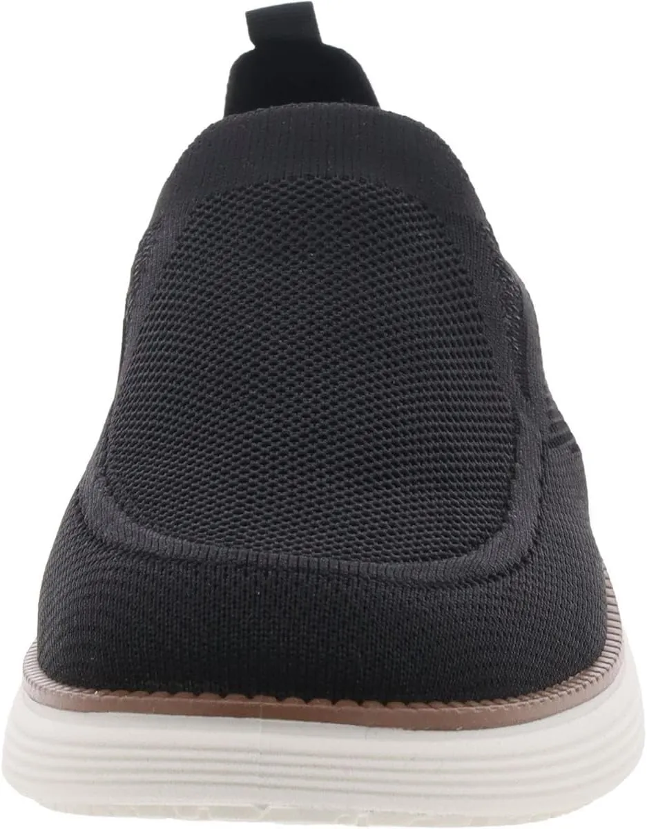 AKADEMIKS Men's Olney Knit Slip-On, Comfortable Lightweight Casual Shoes for Easy Wear