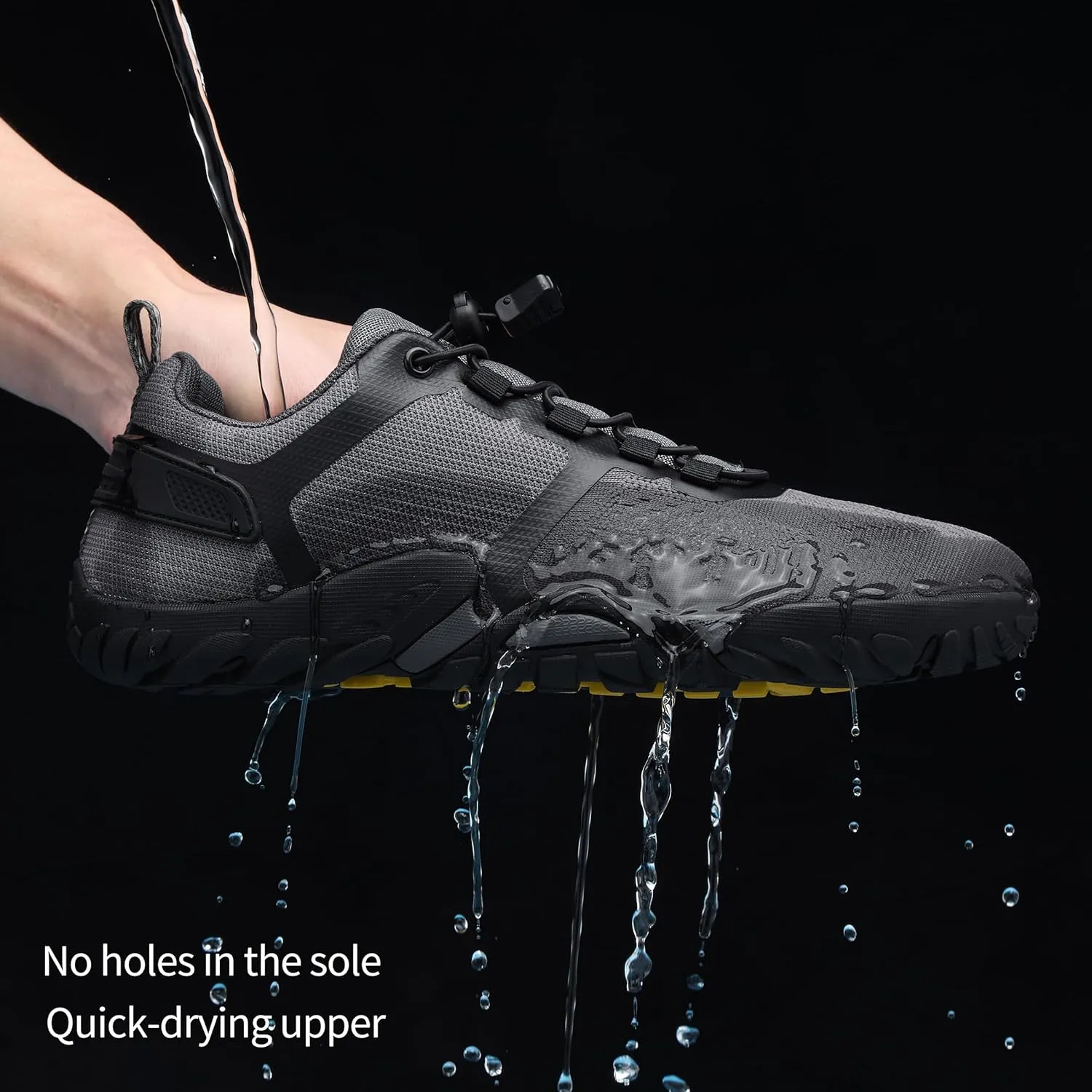Alibress Water Shoes for Women Men Slip-on Quick-Dry Aqua Beach Swim River Hiking Water Shoes