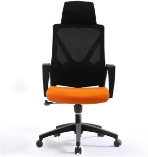 All-Mesh Ergonomic Office Chair with Adjustable Height, 360° Swivel, Tilt Function, Breathable Backrest, Comfortable Desk Chair for Home & Office Use