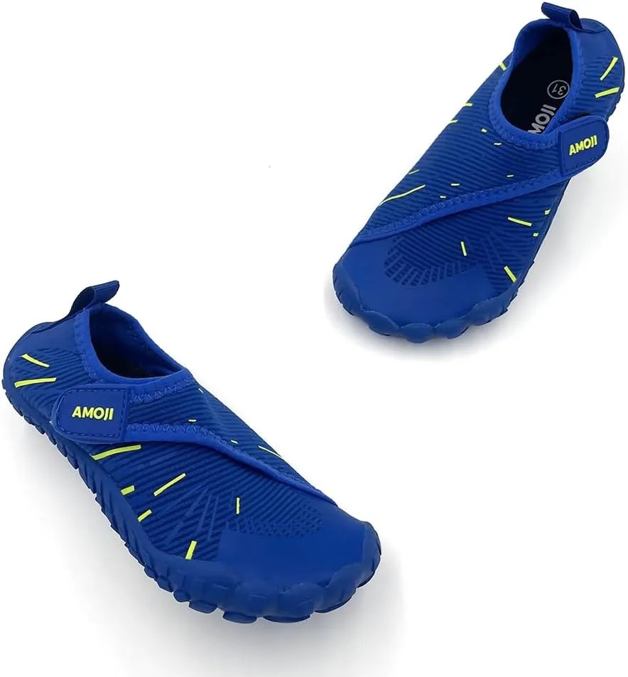 Amoji Kid Boy Aqua Water Shoes Girls Quick Dry Swim Zero Drop 2388