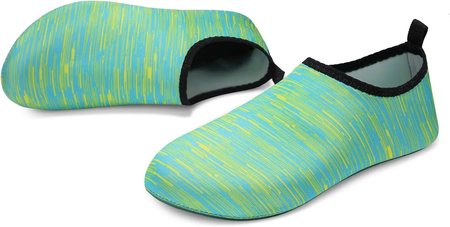 ANLUKE Water Shoes Barefoot Aqua Yoga Socks Quick-Dry Beach Swim Surf Shoes for Women Men