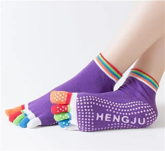 Anti-slip Women Yoga Socks Quick-Dry