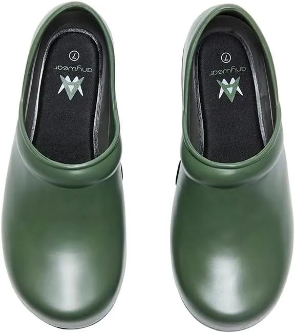 Anywear Guardian Angel Slip-On Nursing Clogs for Women and Men - Lightweight, Water-Resistant Non-Slip Work Shoes with Exceptional EVA Cushioning