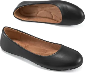 Aomigoct Flats for Women Ballets Shoes: Dress Slip Comfortable Work Flats for 2025 - Casual Ladies Wedding Walking Flat