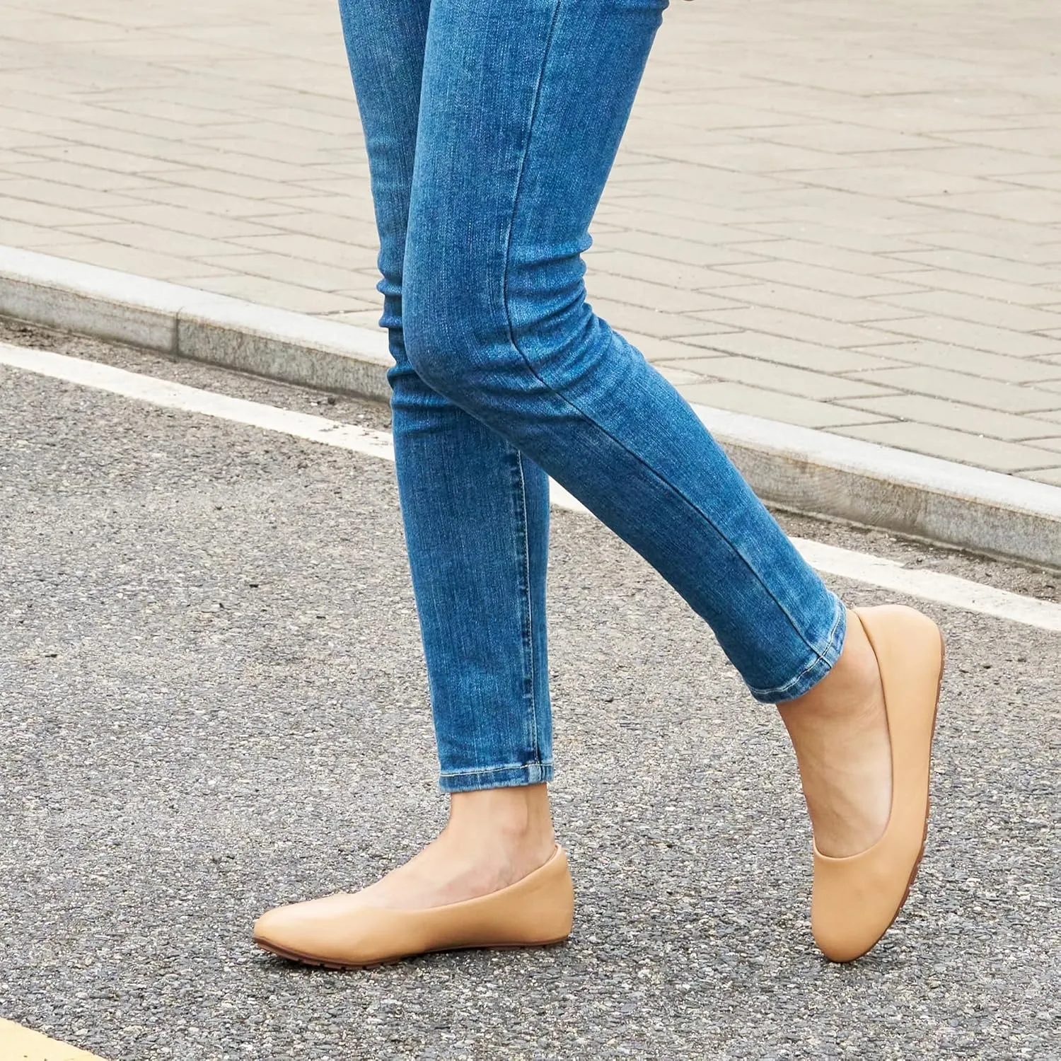Aomigoct Flats for Women Ballets Shoes: Dress Slip Comfortable Work Flats for 2025 - Casual Ladies Wedding Walking Flat