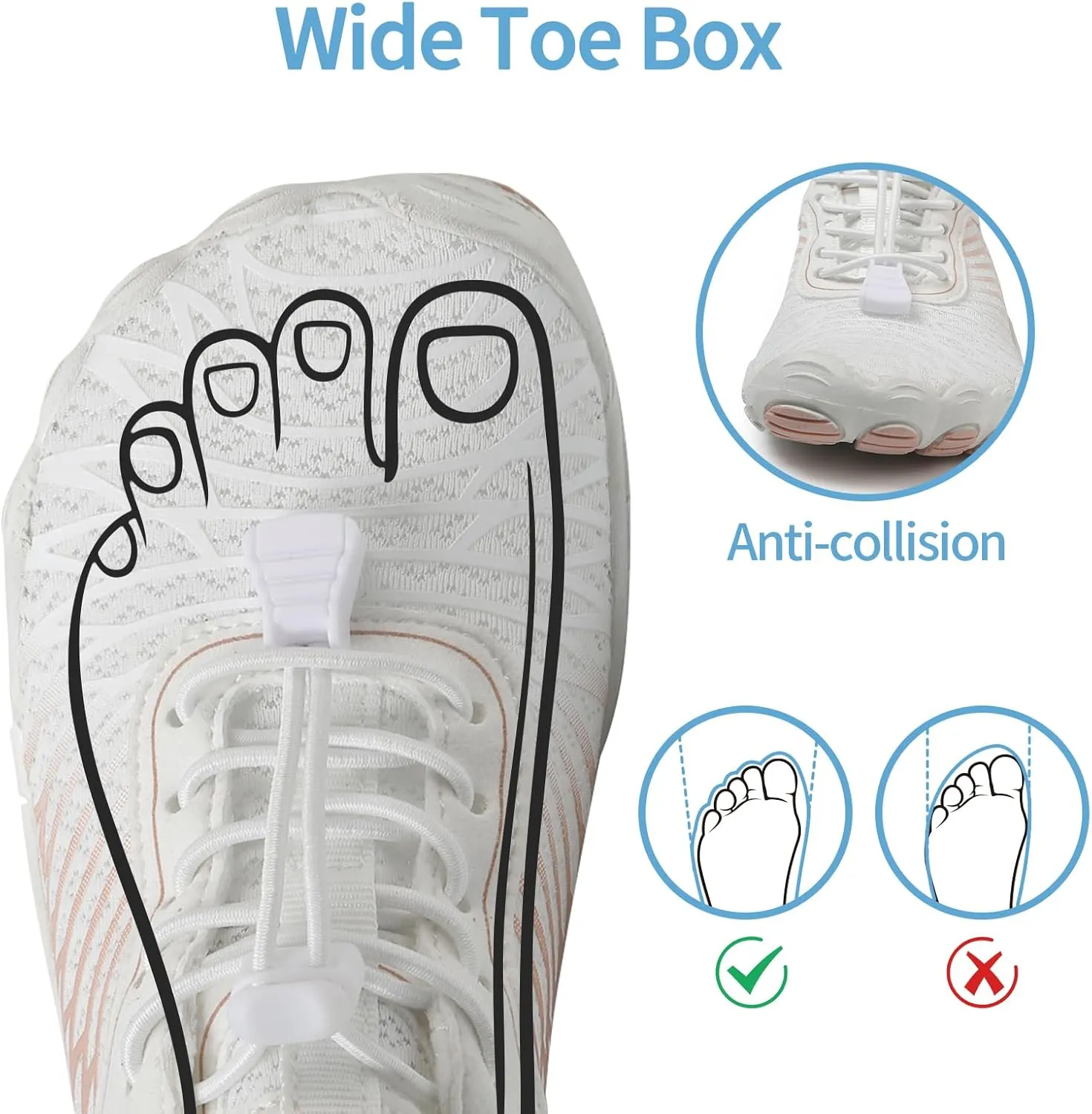 AoSiFu Water Shoes for Kids Boys Girls Aqua Socks Barefoot Beach Sports Swim Pool Quick Dry Lightweight (Little Kid/Big Kid)
