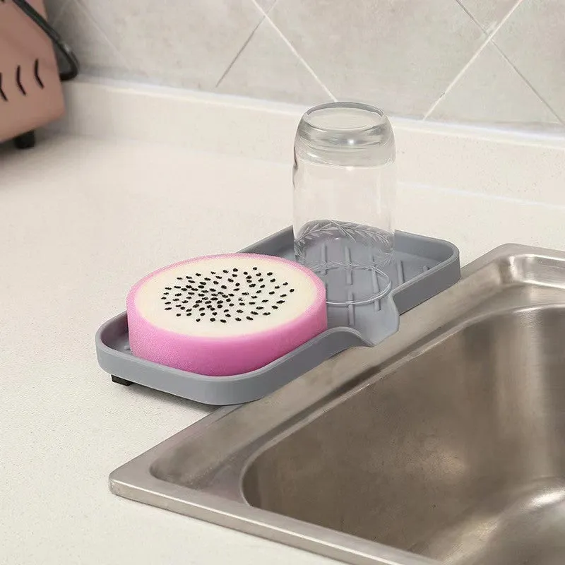 AquaMat | Quick-Dry Anti-slip Aanrechtblad Organisator