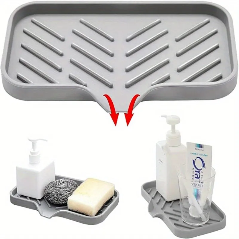 AquaMat | Quick-Dry Anti-slip Aanrechtblad Organisator