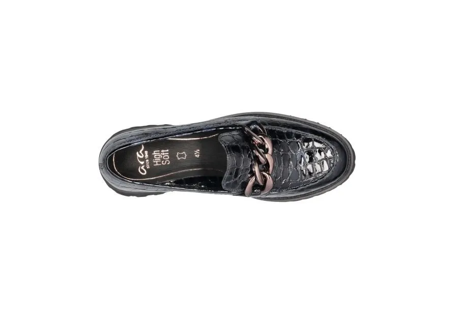 Ara Kent Ladies Slip on Chunky Sole Loafer 31209-14