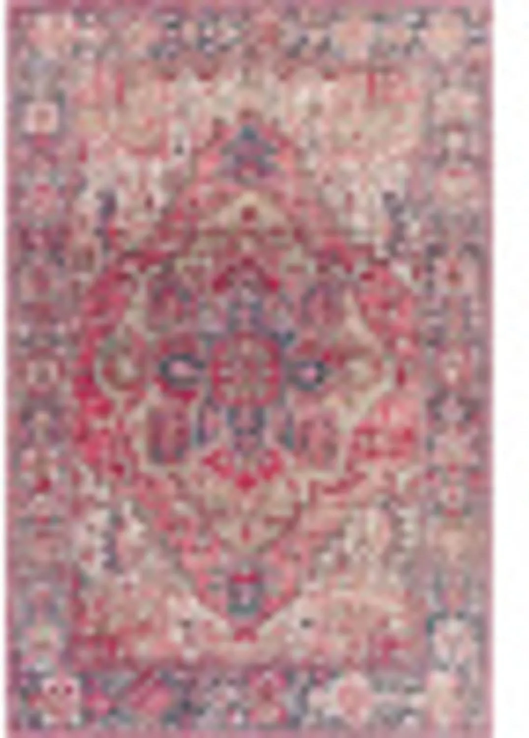 Artistic Weavers Reeta Vintage Medallion Area Rug,7'6" x 9'6",Burgundy/Dark Blue