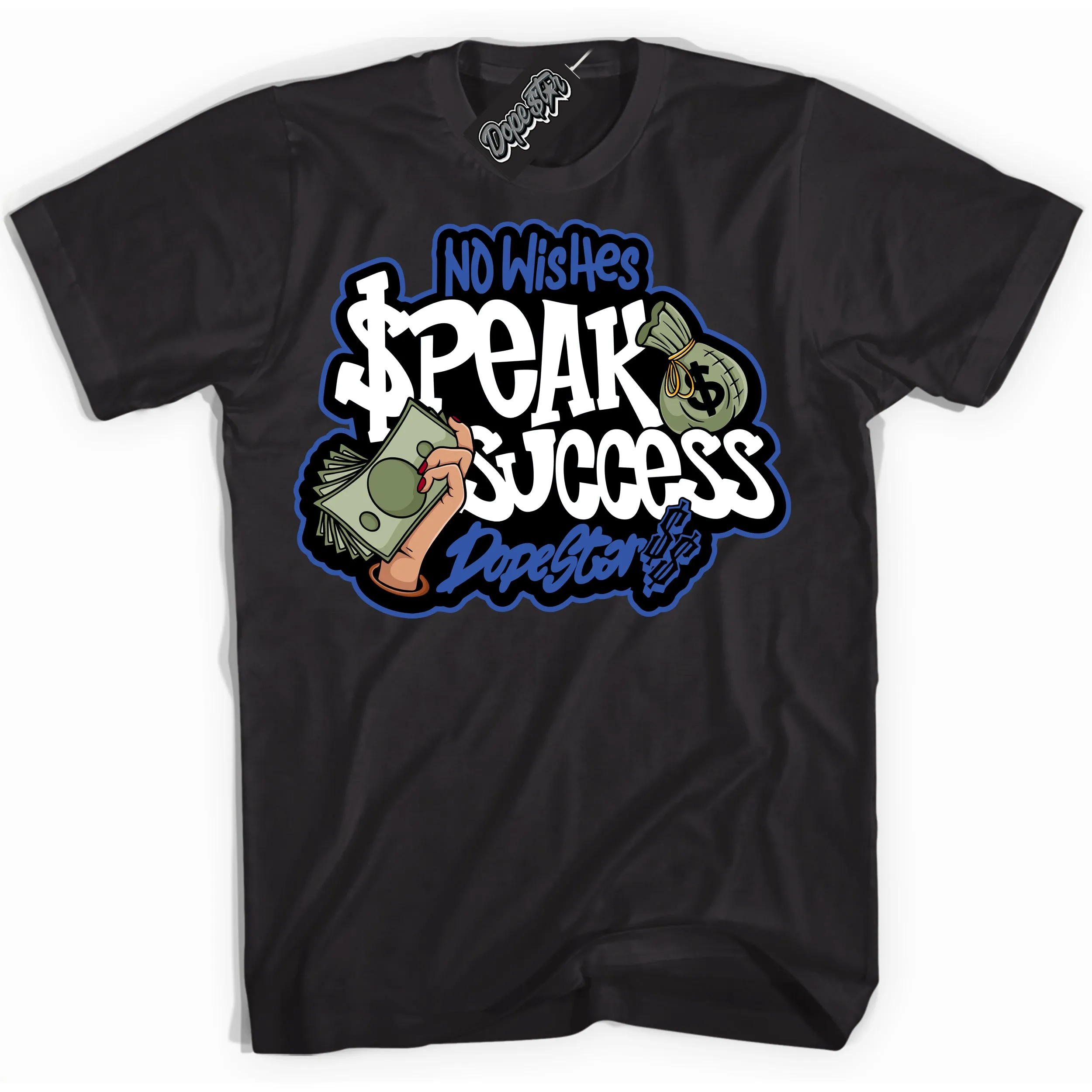 Astronomy Blue Dunk Sneaker Shirt No Wish Speak Success Graphic