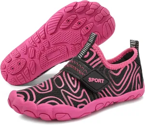 ATHMILE Kids Water Shoes Boys Girls Water Shoes Quick Dry Barefoot Beach Sports Swim Pool Summer Shoes(Little Kid/Big Kid)