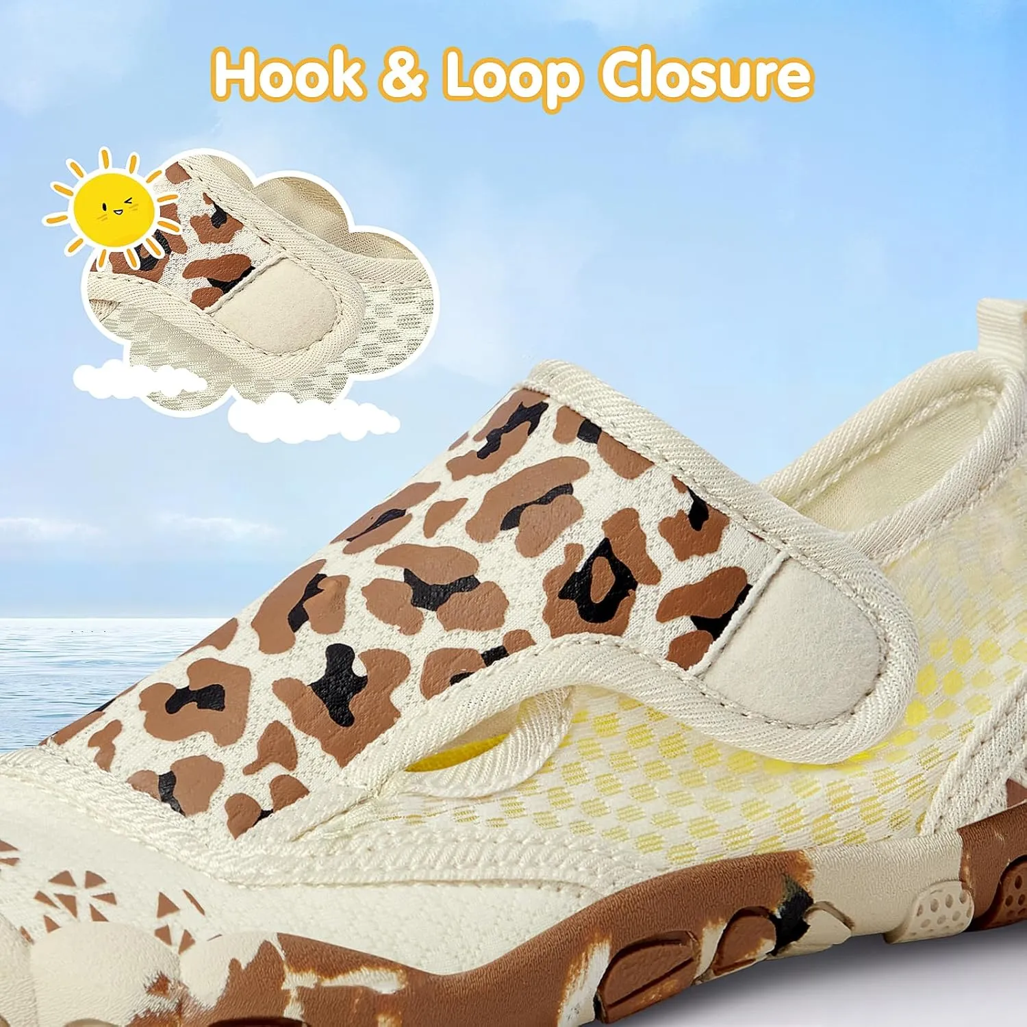 ATHMILE Kids Water Shoes Boys Girls Water Shoes Quick Dry Barefoot Beach Sports Swim Pool Summer Shoes(Little Kid/Big Kid)