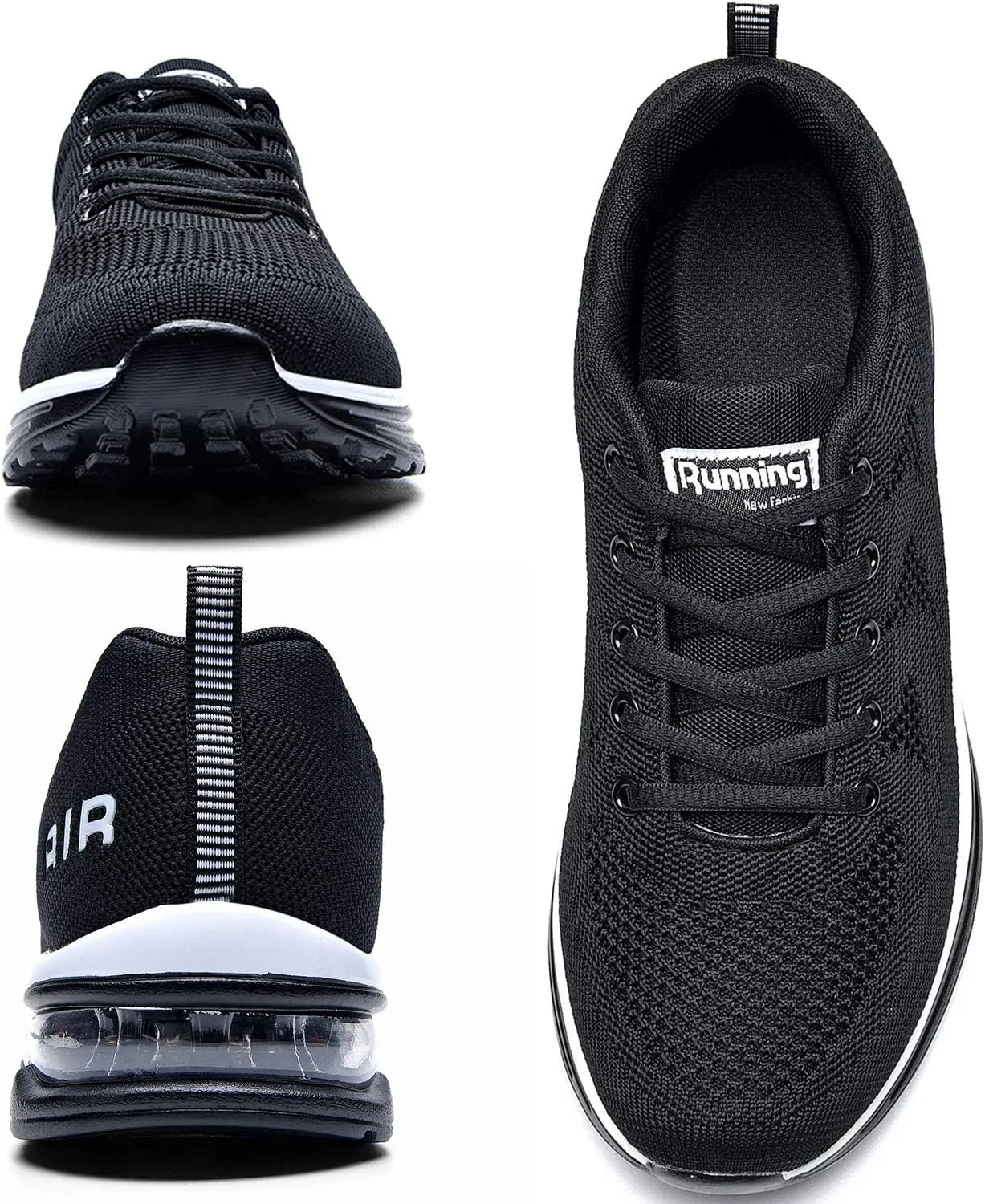 AUPERF Men's Running Shoes Lightweight Breathable Workout Footwear Walking Sports Tennis Sneaker