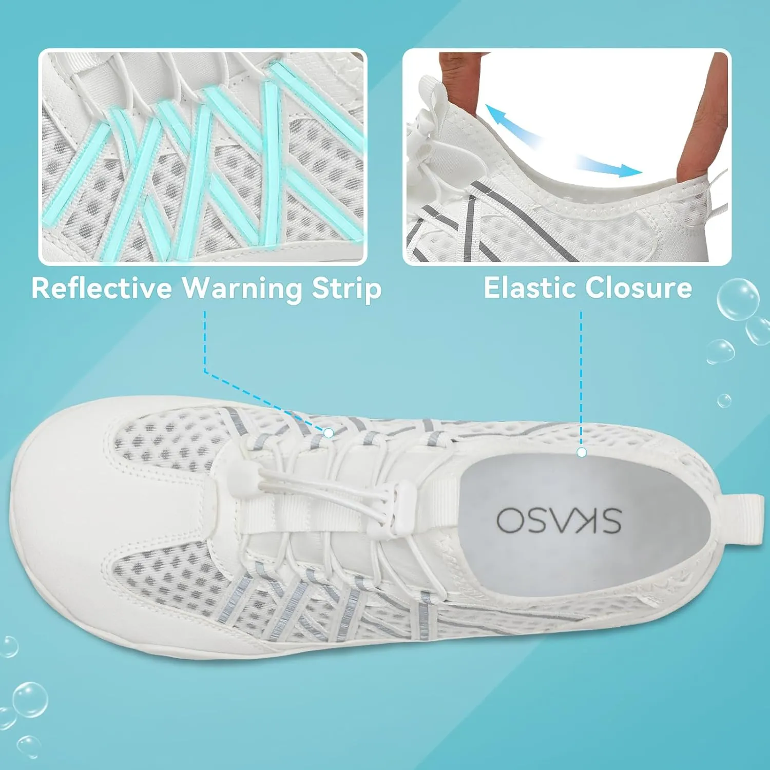 Barefoot Water Shoes for Women Men Wide Toe Box Lightweight Quick Dry Aqua Socks for Swim Beach Surf Boat Hiking Pool Walking Yoga