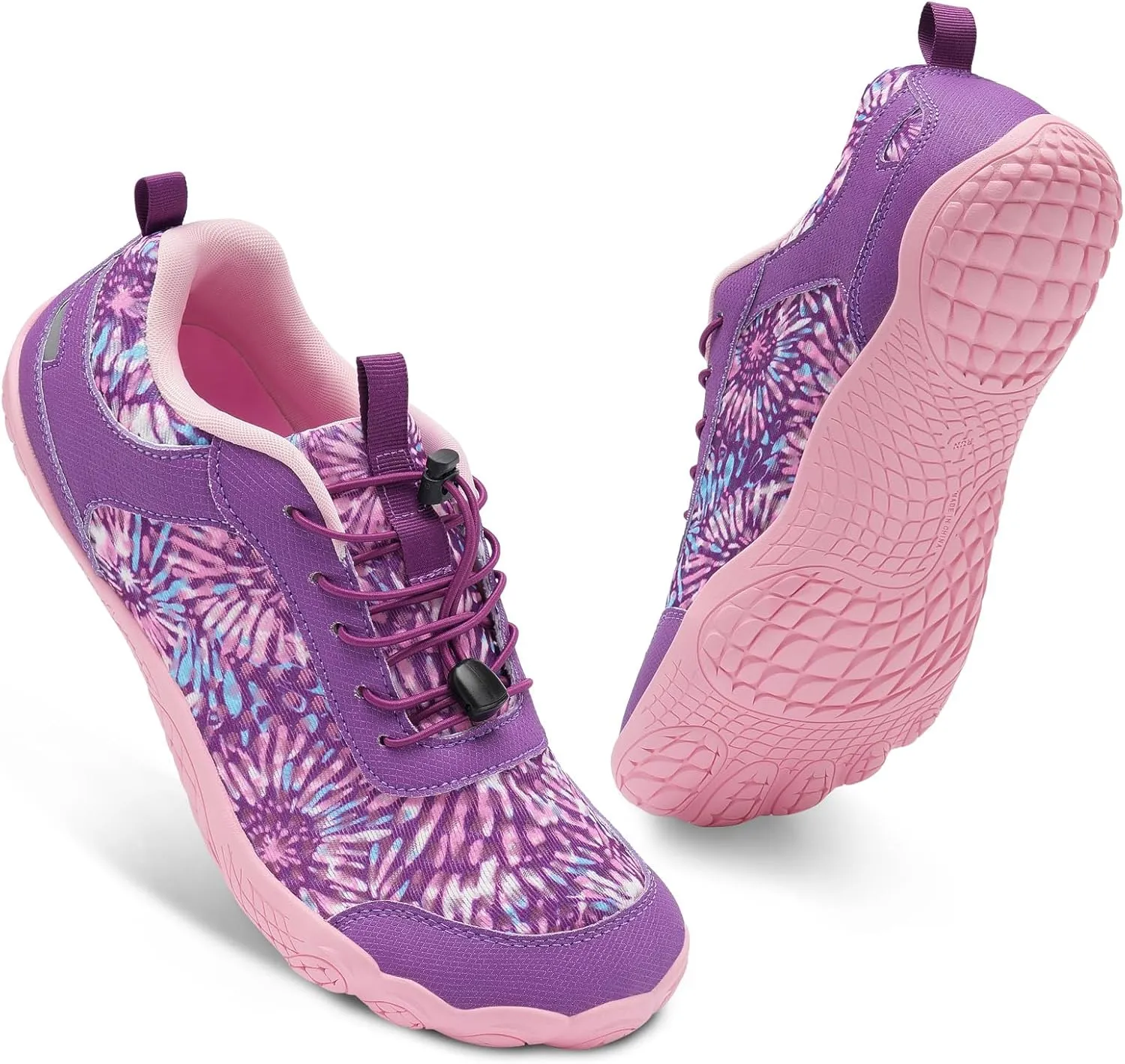 BARERUN Water Shoes Women Men Quick-Dry Wide Toe Athletic Hiking Water Sports Shoes Adjustable Zero Drop Barefoot Shoes for Beach Swim Kayaking Surfing Walking Training