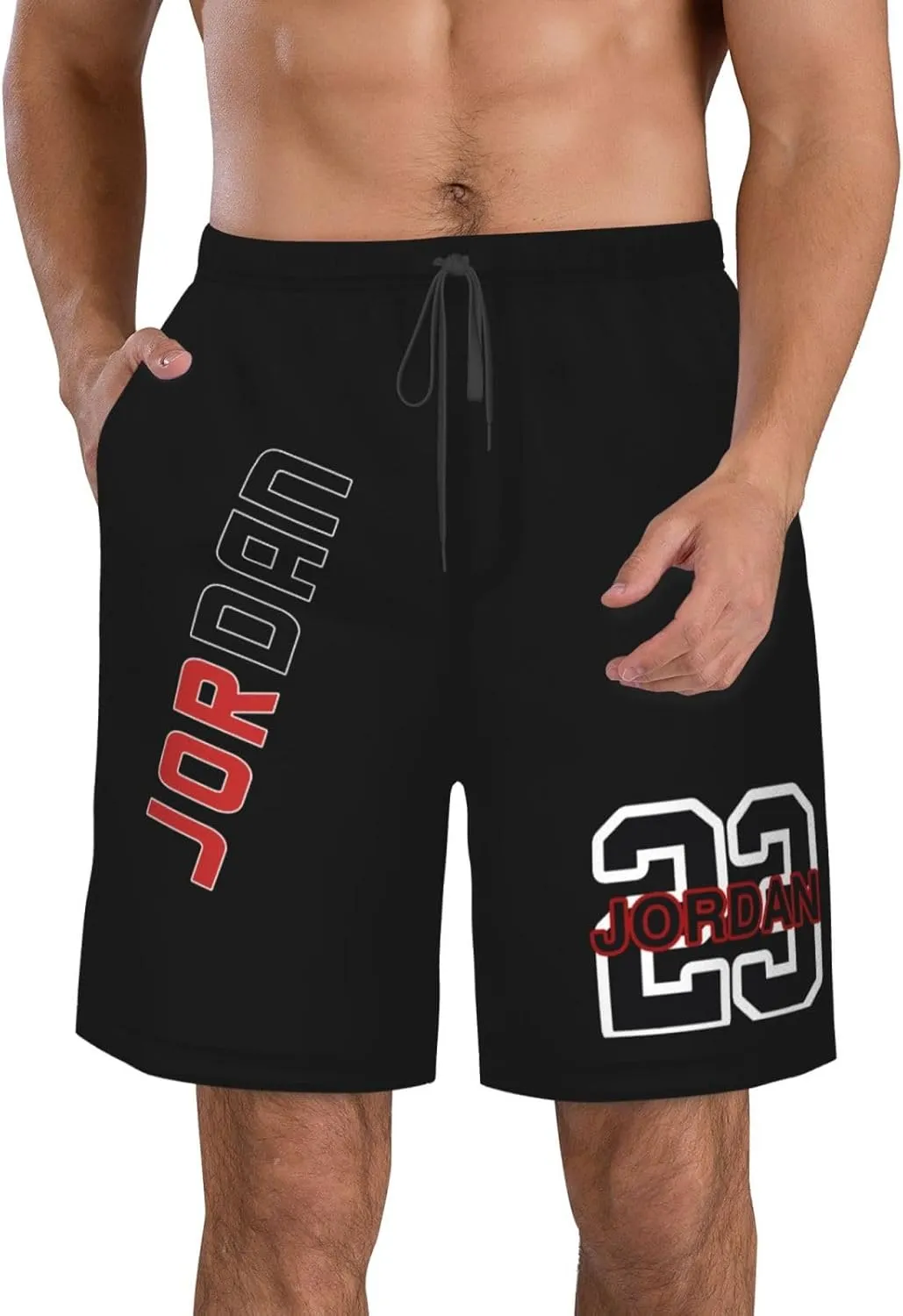 Basketball Fans 23 Jordan Beach Shorts Man's Beach Shorts Quick Dry Summer Outdoor Workout Shorts