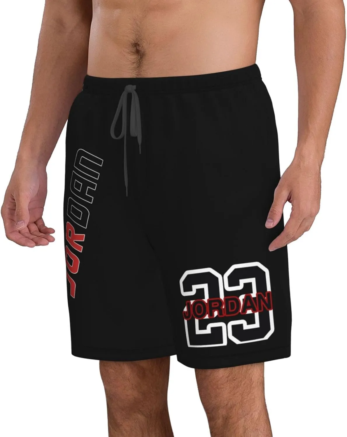 Basketball Fans 23 Jordan Beach Shorts Man's Beach Shorts Quick Dry Summer Outdoor Workout Shorts