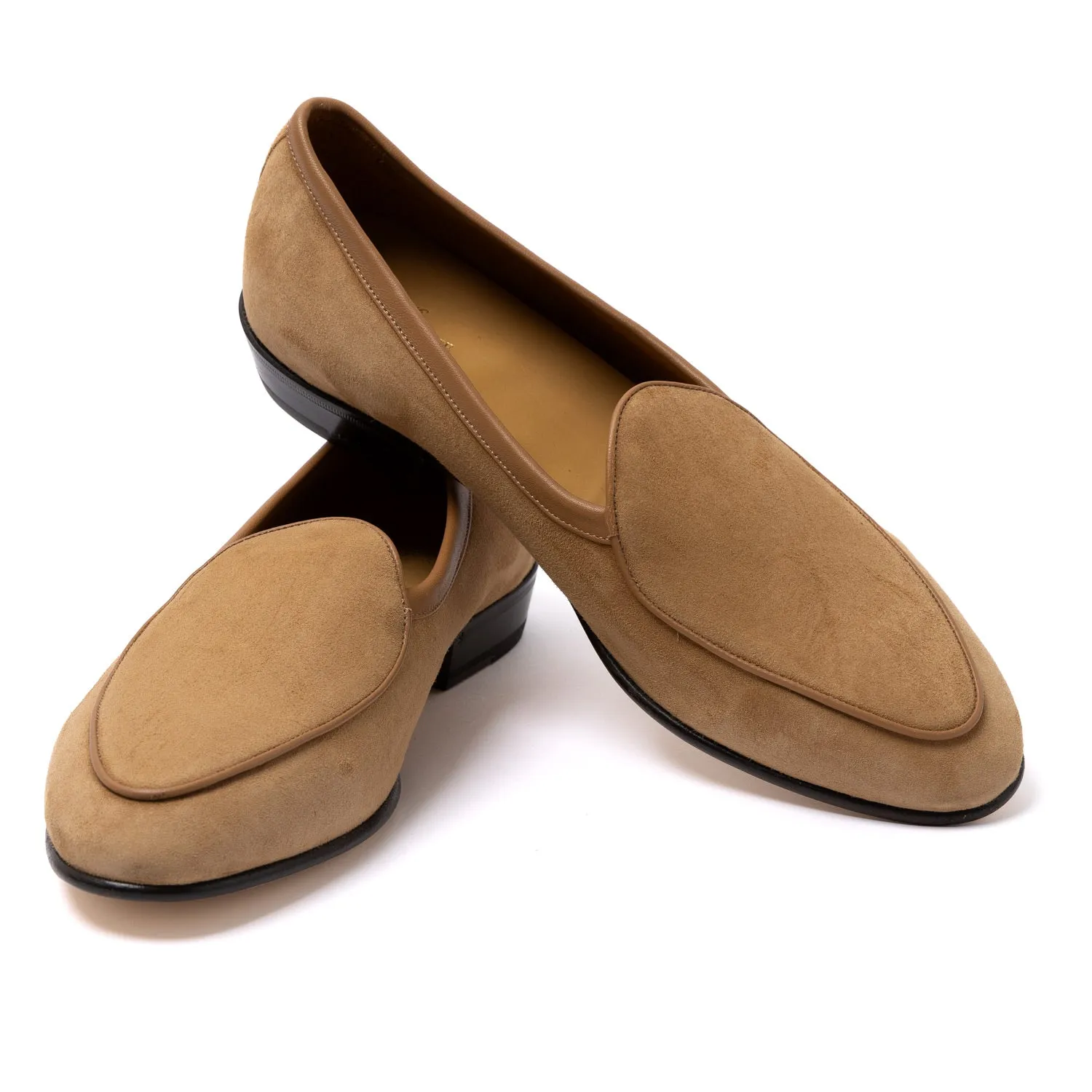 Baudoin & Lange x MJ: Sagan Loafer "Classic" made of Calf Suede - handmade