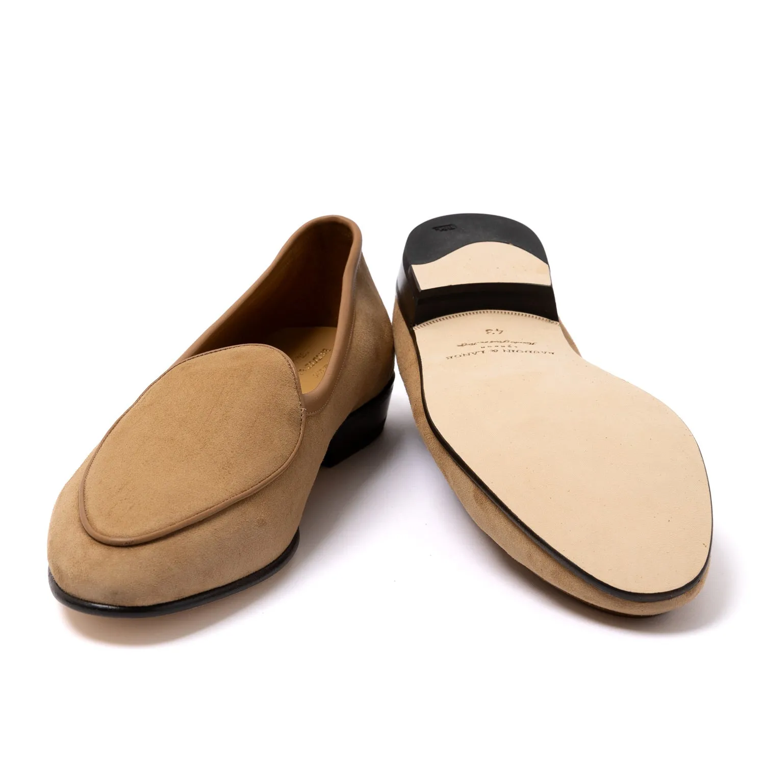 Baudoin & Lange x MJ: Sagan Loafer "Classic" made of Calf Suede - handmade