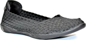 Bernie Mev Catwalk Women's Flat Shoes (40 EU, Black, Numeric_9)