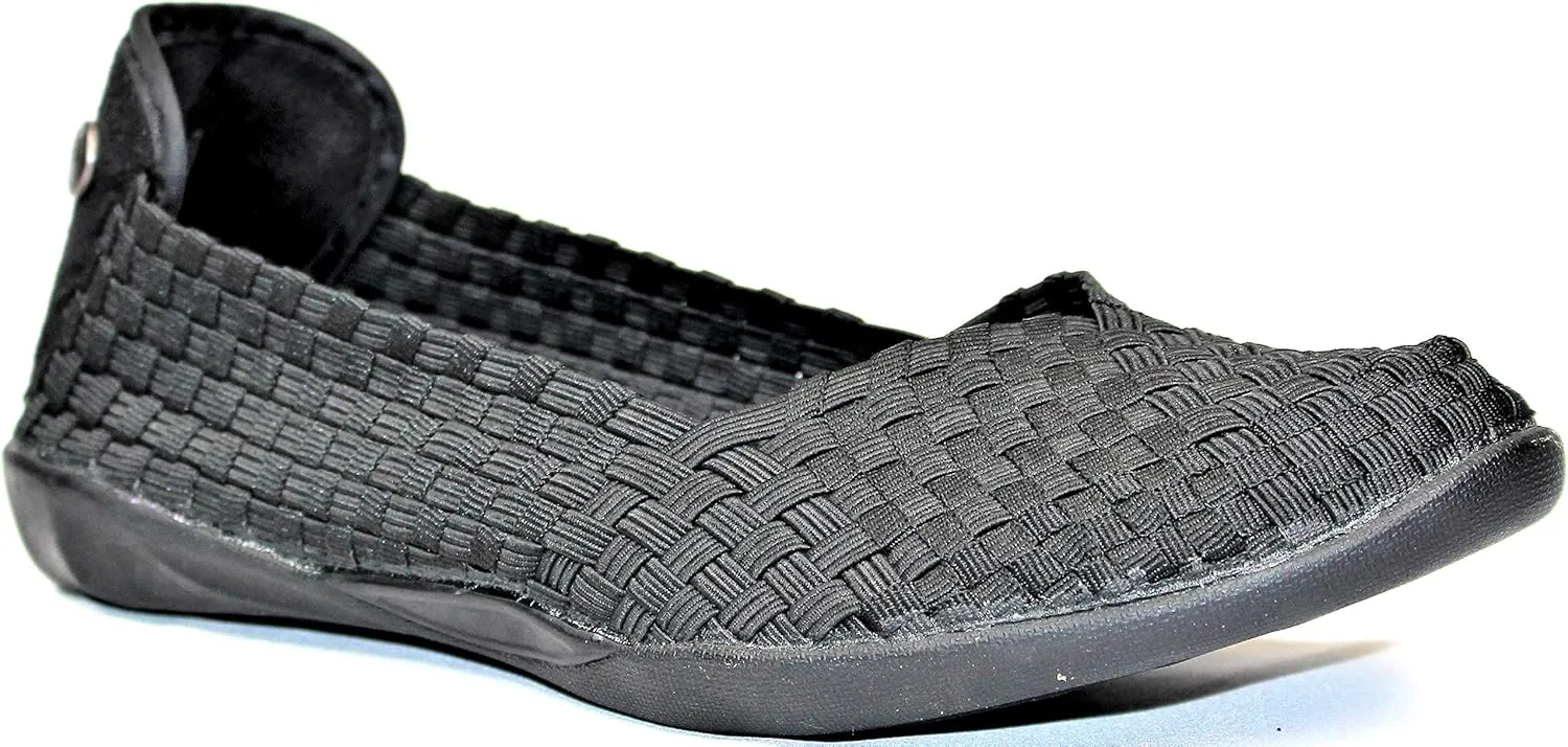 Bernie Mev Catwalk Women's Flat Shoes (40 EU, Black, Numeric_9)