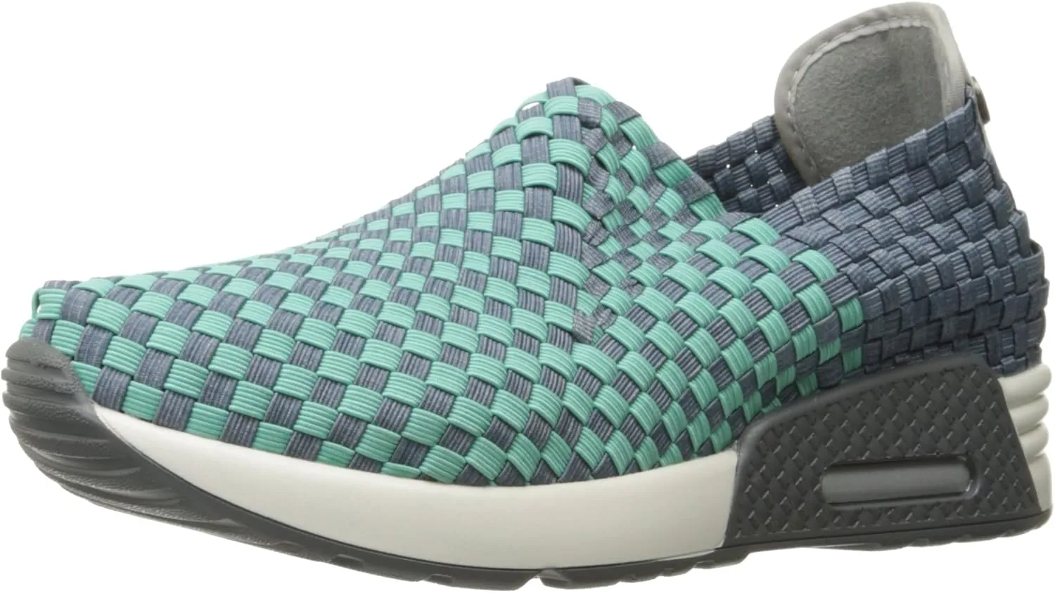 Bernie Mev Women's Best Gem Fashion Sneaker, Light Jeans/Mint, 38 EU/38 EU = 7.5-8 M US