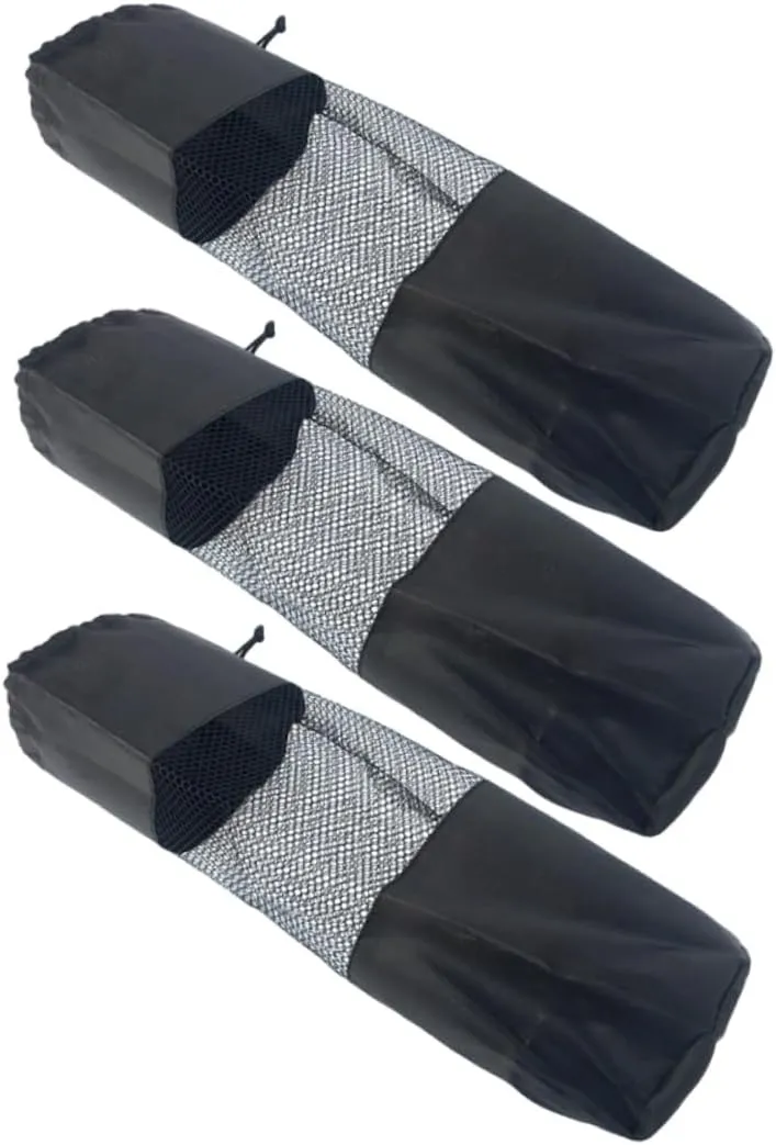 BESPORTBLE Multifunctional Mesh Sports Bag Roller Duffel Drawstring Storage Bag for Yoga Travel