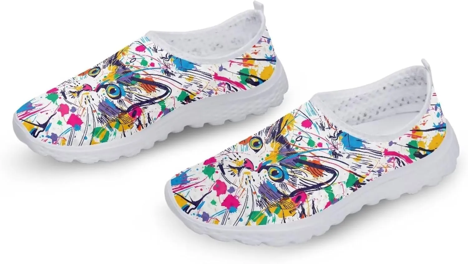 Biyejit Quick Dry Womens Water Shoes for Swim Beach Surf Breathable Slip On Sneakers Casual Outdoor Sport Flats Shoes