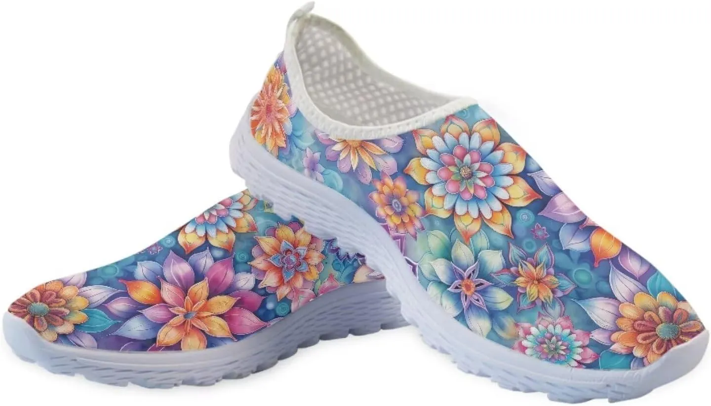 Biyejit Water Shoes for Womens Barefoot Quick-Dry Aqua Shoes Non-Slip Casual Walking Sports Sneakers Slip On Flats