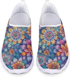 Biyejit Water Shoes for Womens Barefoot Quick-Dry Aqua Shoes Non-Slip Casual Walking Sports Sneakers Slip On Flats